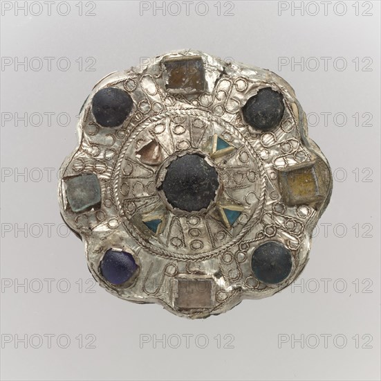 Disk Brooch, Frankish, 7th century.