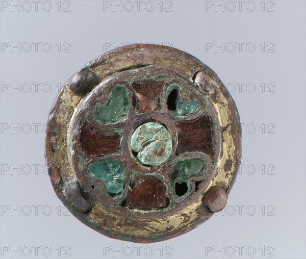 Disk Brooch, Frankish, 6th century.