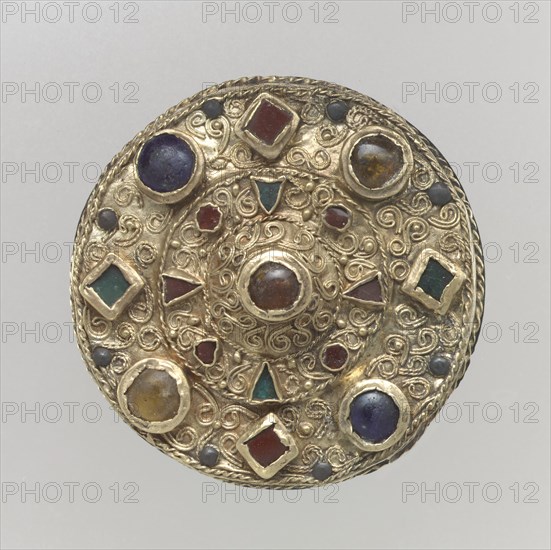 Disk Brooch, Frankish, 7th century (?).