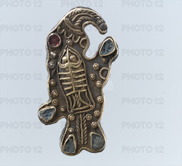 Bird-Shaped Brooch, Frankish, second half 6th century.