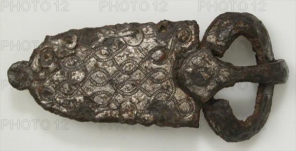 Belt Buckle, Frankish or Burgundian, 7th century.