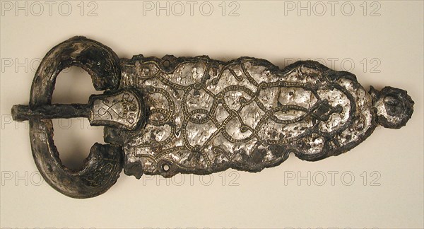 Belt Buckle, Frankish or Burgundian, 7th century.