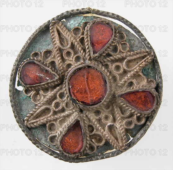 Disk Brooch, Frankish or Northern French, ca. 550-600.