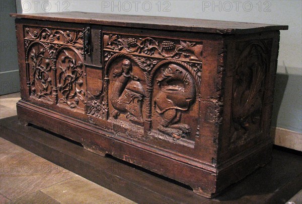 Chest, French, late 15th century.