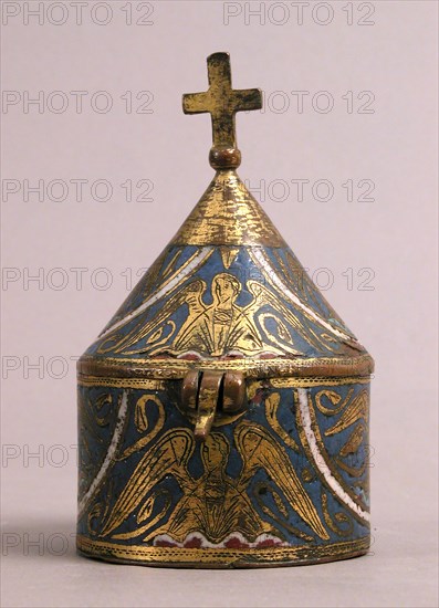 Pyx, French, 13th century.