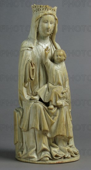 Virgin and Child, French, 14th century.