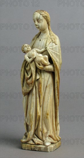 Virgin and Child, French, 15th-16th century (?).