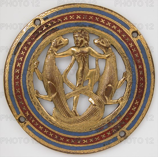 Medallion from a Coffret, French, ca. 1210.