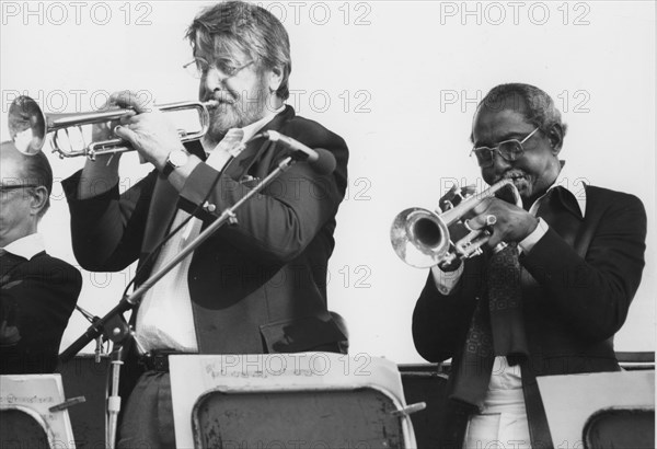 Jimmy Maxwell and Joe Newman, c1979.