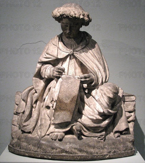 Saint John on Patmos, French, ca. 1450-1500.