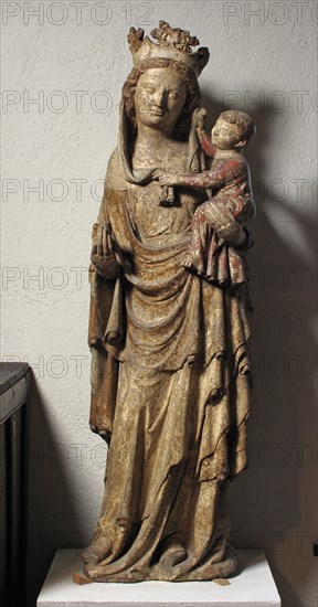 Virgin and Child, French, 14th century.