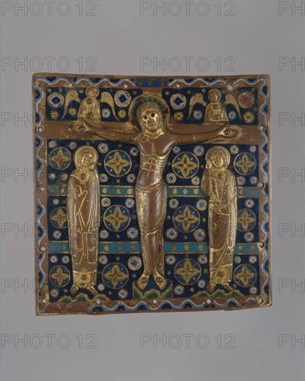 Plaque with the Crucifixion, French, first quarter 13th century.