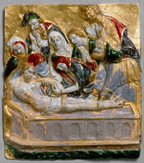 The Entombment of Christ, French, ca. 1390-1405.