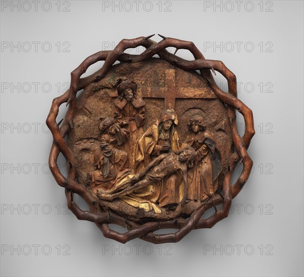 The Crown of Thorns with the Lamentation or Pietà, French or South Netherlandish, 16th century.