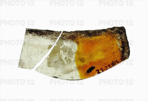 Glass Fragment, German (?), 17th century.