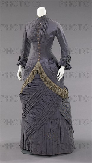 Afternoon ensemble, American, 1878-82.