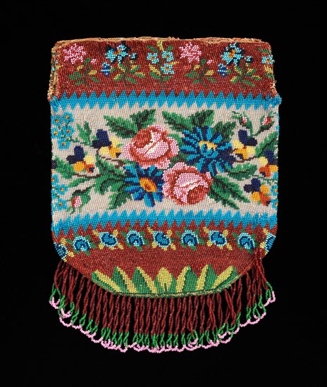 Bag, American, 1830-60.