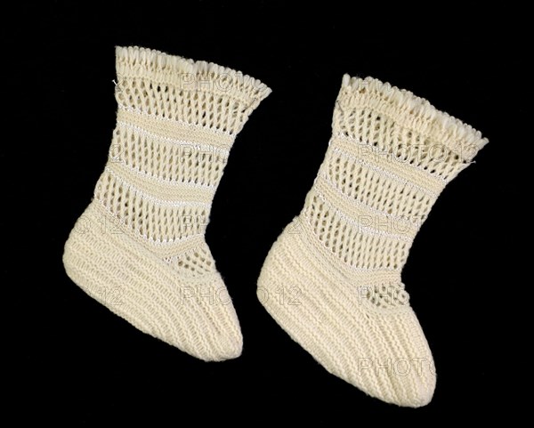 Bootees, American, 1840-60.