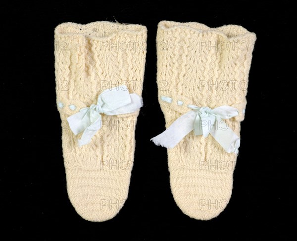 Bootees, American, 1840-60.