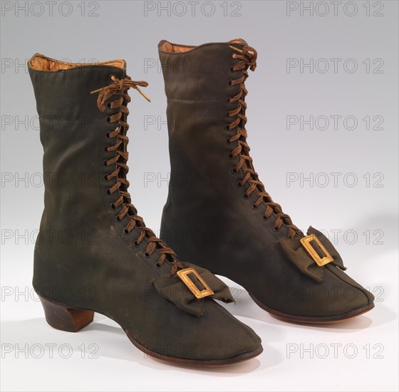 Boots, American, 1860-69.