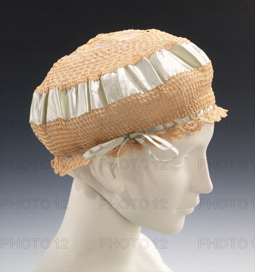 Boudoir cap, American, ca. 1895.