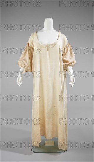 Chemise, American, ca. 1822.