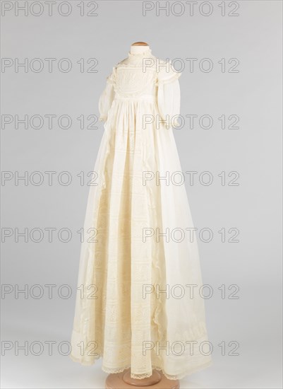 Christening dress, American, 1868.