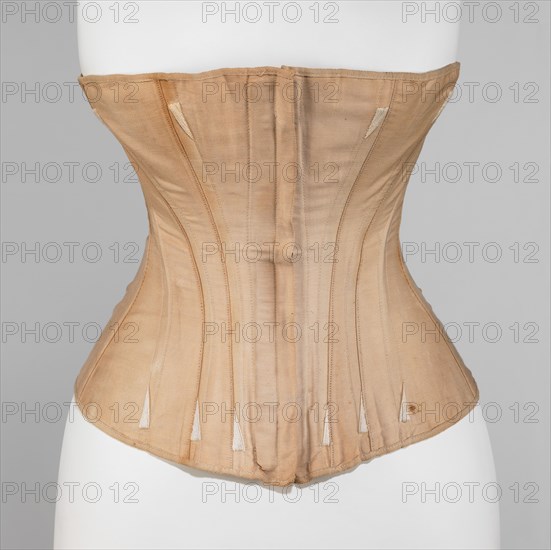 Corset, American, 1861-63.