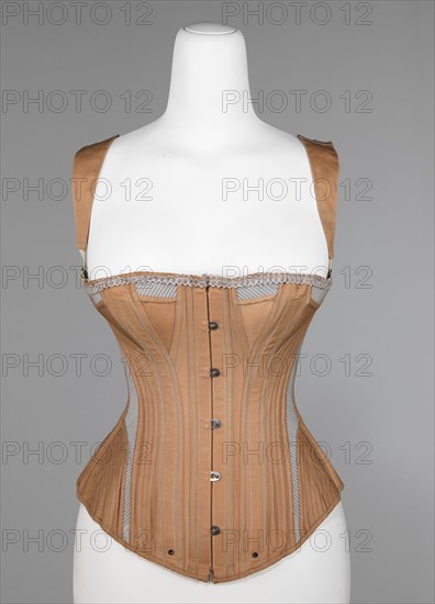 Corset, American, 1887-90.