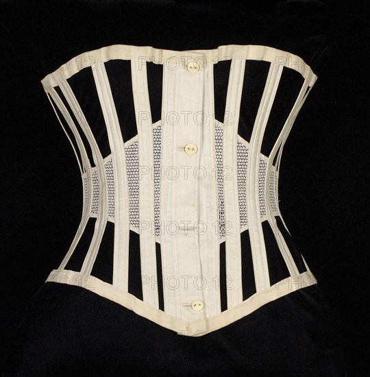 Corset, American, ca. 1872.