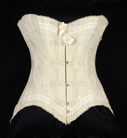 Corset, American, ca. 1892.