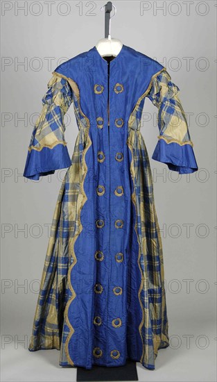 Dressing Gown, American, ca. 1855.