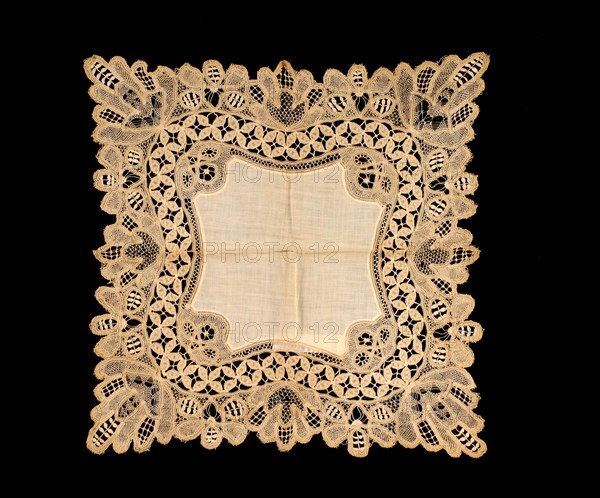 Handkerchief, American, second quarter 19th century.