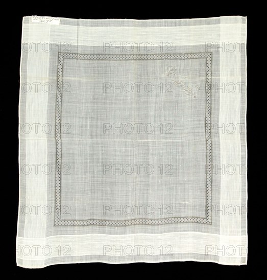 Handkerchief, American, third quarter 19th century.