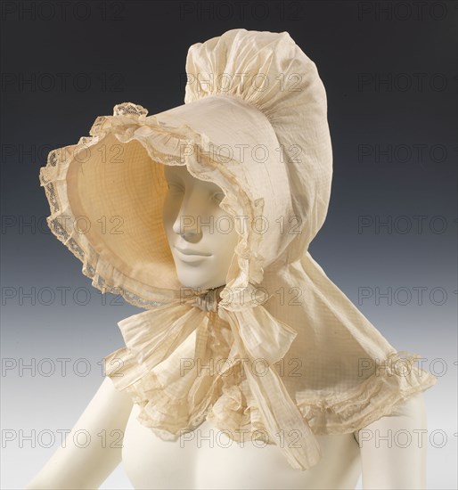 Sunbonnet, American, ca. 1835.