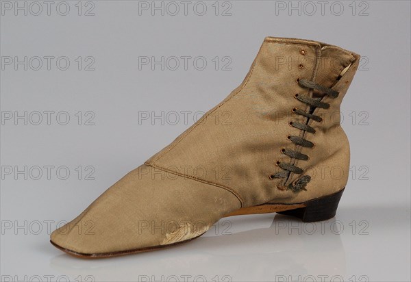 Walking boots, American, 1855-65.