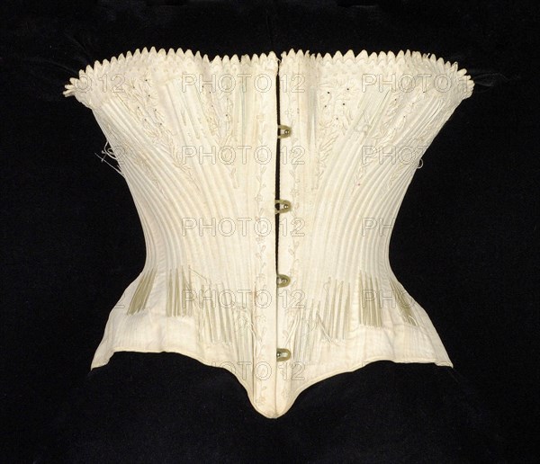 Wedding Corset, American, 1865-67.