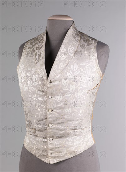 Wedding vest, American, third quarter 19th century.