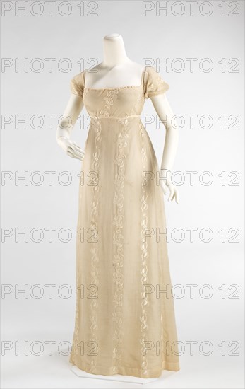 Evening dress, American or European, 1810-12.