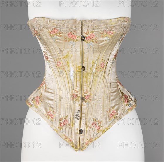 Corset, French, ca. 1876.