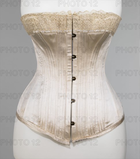 Corset, French, ca. 1885.