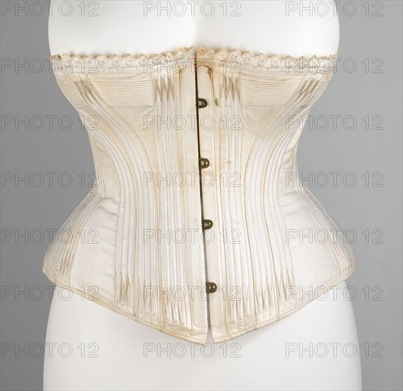 Corset, French, ca. 1890.