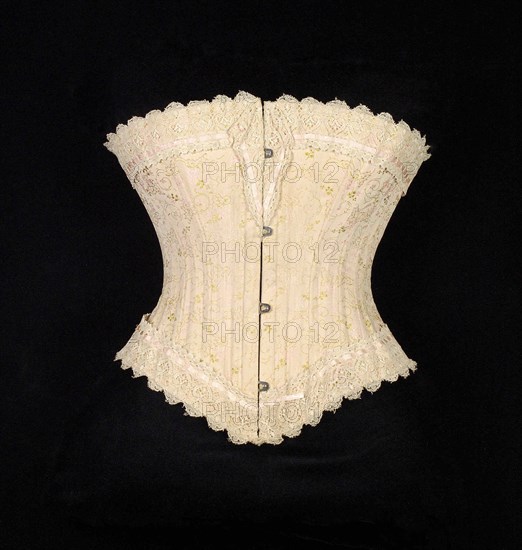 Corset, probably American, ca. 1890.