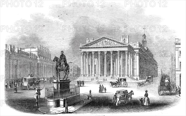 The new Royal Exchange, 1844. Creator: Unknown.