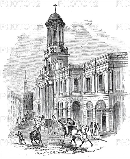 The Royal Exchange, 1838, 1844. Creator: Unknown.