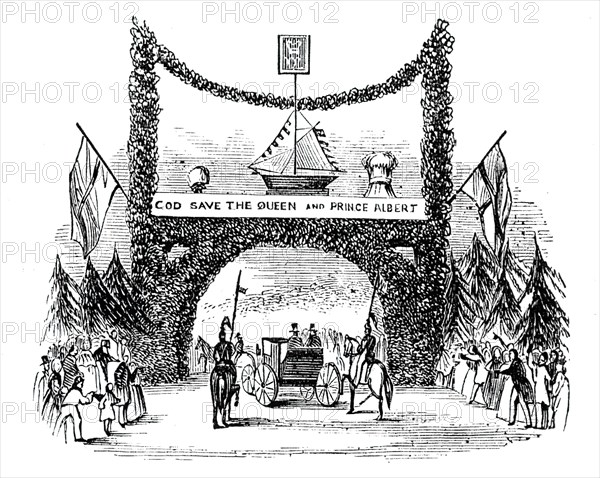 Arch at Weekley, 1844. Creator: Unknown.