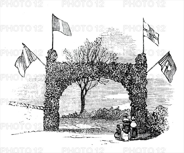 Arch at Easton, 1844. Creator: Unknown.