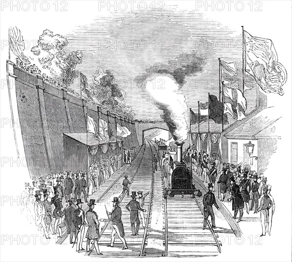 Her Majesty's return - Weedon Station, 1844. Creator: Unknown.