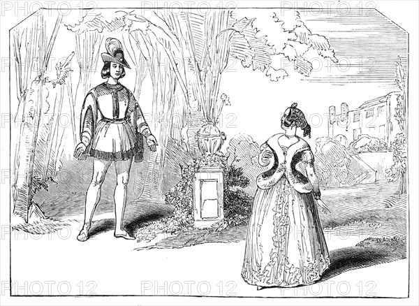 Scene from "Graciosa and Perciney", at the Haymarket Theatre, 1844. Creator: Unknown.