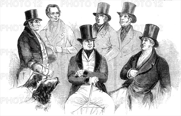 Distinguished Agriculturists, 1845. Creator: Unknown.